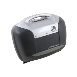 Valise Hepco & Becker Journey 42 - capot argent&eacute; (la paire) - noir