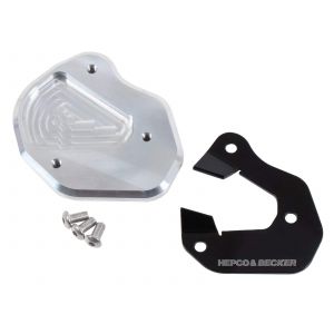 Extension de b&eacute;quille Hepco & Becker lat&eacute;rale - noir/argent