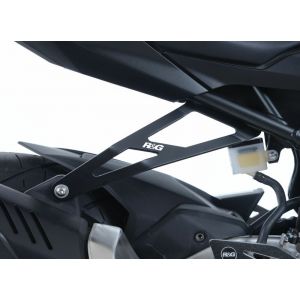 Kit suppression repose pieds R&G Racing Patte de fixation de silencieux Akrapovic noir