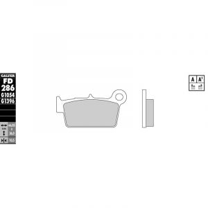 Plaquettes de freins Galfer Sinter M&eacute;tal Fritt&eacute; arri&egrave;re