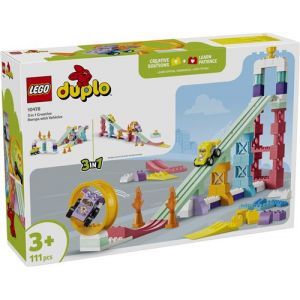 LEGO&reg; DUPLO Town 10478 Rampes cr&eacute;atives 3-en-1 avec v&eacute;hicules