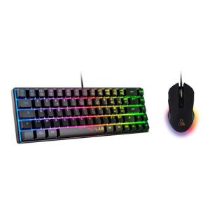 Combo gaming 2 en 1 The G-Lab Hydrogen Clavier Azerty filaire + Souris filaire Noir