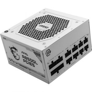 Alimentation PC modulaire MSI MAG A850GL PCIE5 850W 80 PLUS blanc