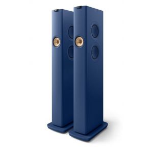 Enceintes connectées Hi-Fi Kef LS60 Wireless Bleu Vendues à la paire