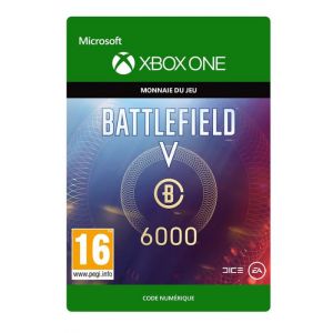 Code de téléchargement Battlefield V Monnaie de Battlefield 6000 Xbox One