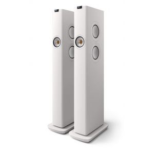 Enceintes connectées Hi-Fi Kef LS60 Wireless Blanc Vendues à la paire