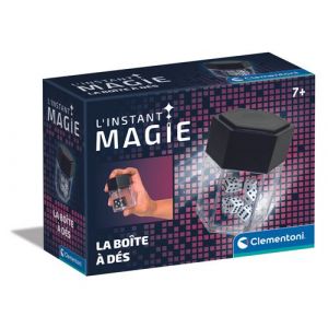 Coffret de magie Clementoni L'instant Magie La bo&icirc;te &agrave; d&eacute;s