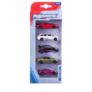 Set de 5 voitures Majorette Mod&egrave;le al&eacute;atoire