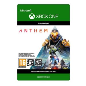 Code de téléchargement Anthem Xbox One