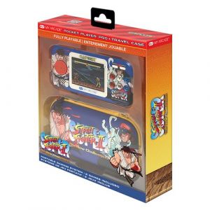 Syst&egrave;me gaming portable Just For Games Pocket Player Pro Super Street Fighter II + Housse de transport