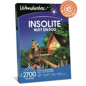 E-coffret Wonderbox Nuit Insolite en Duo