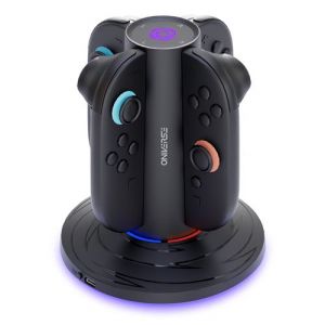 Support de charge 4 Joycons Oniverse Noir pour Nintendo Switch™ 2