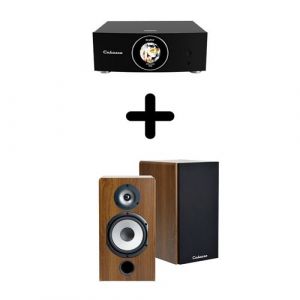 Un Ampli Cabasse AMP 240S + Une paire d'enceintes biblioth&egrave;que Cabasse Antigua MT32/2