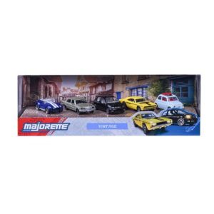Coffret de 5 voitures Majorette Vintage Giftpack Mod&egrave;le al&eacute;atoire