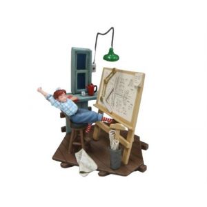 Maquette Maison Ghibli Porco Rosso Curtiss R3C-0 Seaplane + Figurine Curtis 1/48 Model Kit