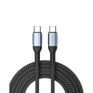 Câble de charge rapide USB-C vers USB-C Oniverse 100 W 2 m Noir pour Meta Quest PC PS5 Xbox Series Mac Nintendo Switch Android et iOS