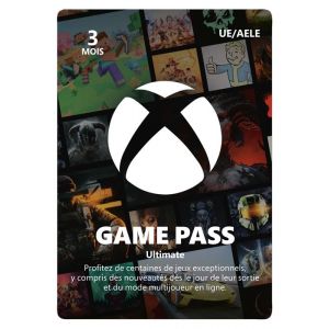 Code de téléchargement Xbox Game Pass Ultimate 3 mois d’abonnement