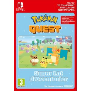 Code de téléchargement extension DLC Pokémon Quest Great Expedition Pack Lot d’Aventurier Nintendo Switch