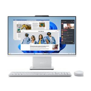 PC tout-en-un Lenovo IdeaCentre AIO 27ARR9 F0HQ008KFR 27" AMD Ryzen&trade; 5 16 Go RAM 512 Go SSD Gris nuage