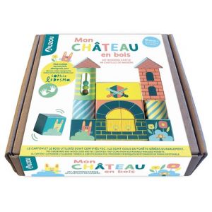 Jeu d'&eacute;veil Auzou Mon ch&acirc;teau en bois