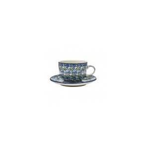 Tasse et soucoupe Campanule Bohème 20cl