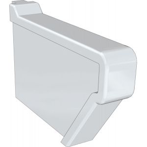 Couvre joint blanc lavabo PUBLICA pour dosseret GEBERIT 765000000
