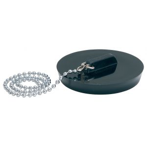 Bouchon bossage d'&eacute;vier D49 &agrave; 53 avec chainette 30 cm WATTS 4526063