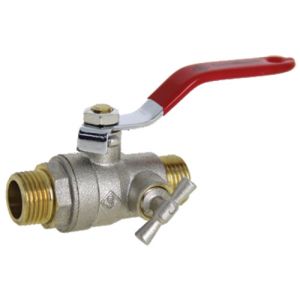 Vanne &agrave; purge m&acirc;le m&acirc;le 26/34 GARIS 543006