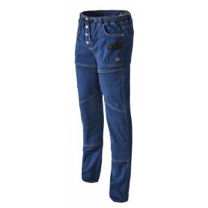 Jean de travail multipoches MOLLETON DENIM bleu T46 PULS 0307.9999.151 T46