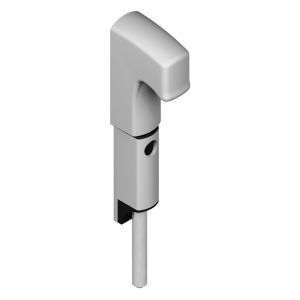 Verrou en applique Danaos tige inox longueur 167mm aluminium RAL9006 - LA CROISEE DS - DS6370-007