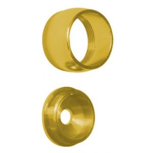 Piton d'embrasure diamètre 25 mm en laiton poli DUVAL PIT25S10