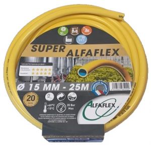 Tuyau d'arrosage diam&egrave;tre 15 mm longueur 50 m SUPER ALFAFLEX AFSUP15050