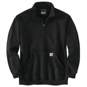 Sweat Quarter zip col camionneur noir taille S CARHARTT S1105294BLKS