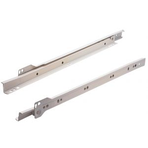 Coulisse &agrave; galet sortie simple 400 mm blanc cr&egrave;me LMC COUGS400BC