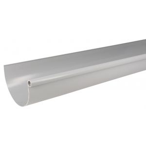 Profil&eacute; de goutti&egrave;re demi ronde L4m en Techtan gris - NICOLL - LG33