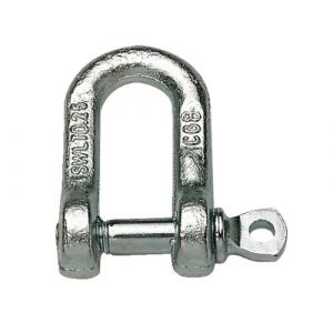 Manille droite 6 mm acier zingu&eacute; CHAPUIS CHS/330E-6Z