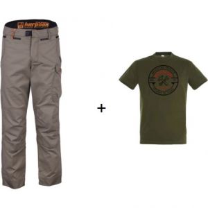 Bermuda PYROS noisette 38 + 1 tee-shirt TM TSD BOSSEUR 10828-010