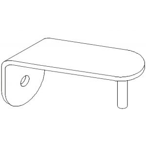 Poign&eacute;e inox 316 diam. 32mm