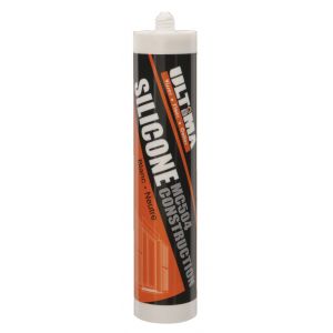 SILICONE CONSTRUCTION MC504 BLANC CARTOUCHE 300ML ULTIMA 127305