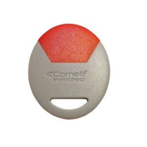 Badge MIFARE format porte clé rouge COMELIT CLE/R