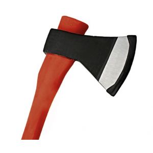 Hachette en acier avec protection et manche tri-mati&egrave;re 400 mm MERMIER 484107