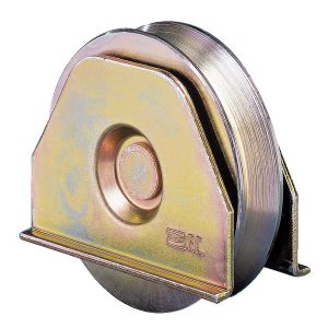 Roue avec plaque gorge V 140mm - FRATELLI COMUNELLO - 330V-140