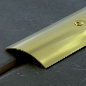 Bande seuil perc&eacute;e laiton poli 50 x 2700 mm DINAC 2022110