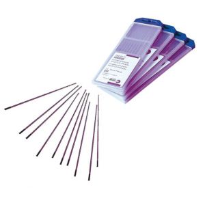 10 électrodes tungstène LANTHANE 1,5 % diamètre 2,4 x 150  mm - ABICOR BINZEL - 700.0933