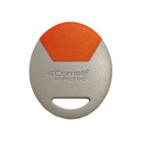 Badge MIFARE format porte orange COMELIT CLE/O