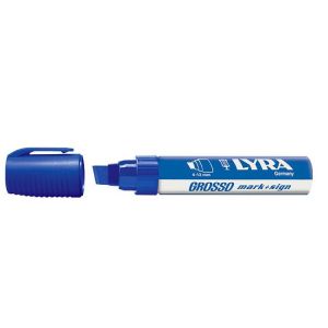 Marqueur GROSSO bleu LYRA L4030051