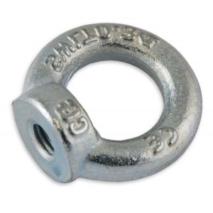 Anneau de levage femelle en acier zingu&eacute; C15 M12 340 kg CHAPUIS 901/12Z