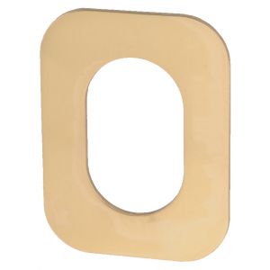 Rosace MORGAN type SGN2 A2P** finition laiton poli HERACLES B-MORGA-LP06