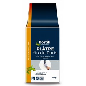 Pl&acirc;tre fin sac de 25 kg BOSTIK TARGA