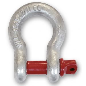 Manille lyre en acier galvanisé 2 T avec piton à œil CHAPUIS KLB203